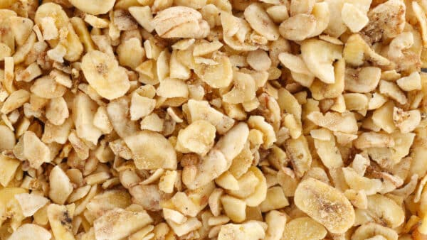 Bananes pelées et séchées en douceur