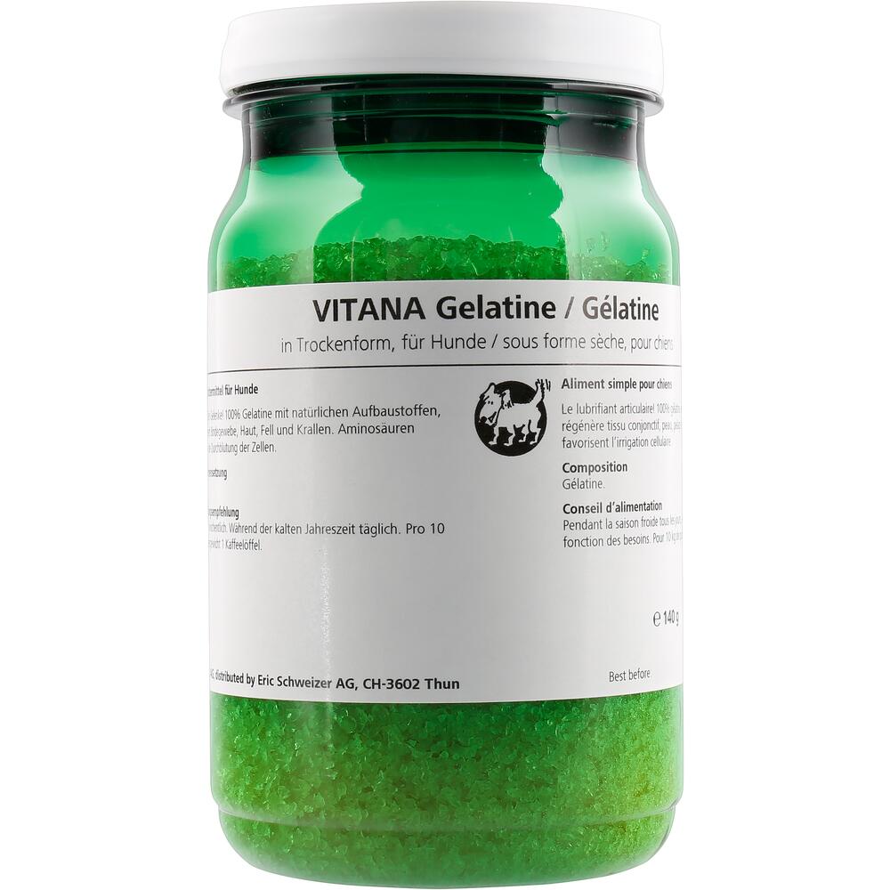 VITANA Gélatine-140 G Le lubrifiant articulaire! 100 % gélatine avec des constituants naturels