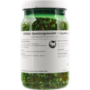 Fein geschnittene Gemüsemischung zur Ergänzung. Liefert Vitamine