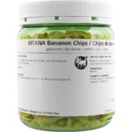 Natürlicher Snack für Hunde. Getrocknete Bananen liefern Energie