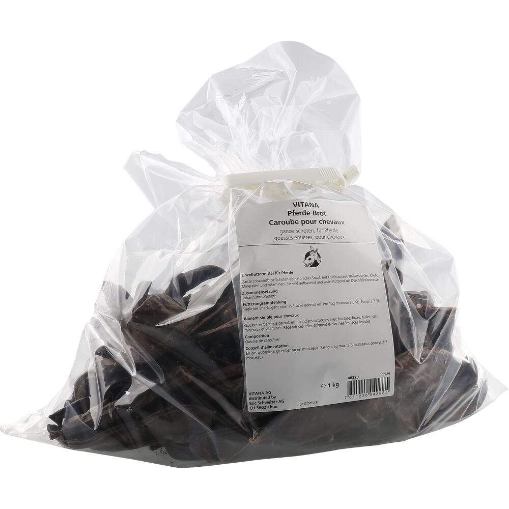 VITANA Pferde-Brot-1 KG Johannisbrot-Schoten stärken die Verdauung